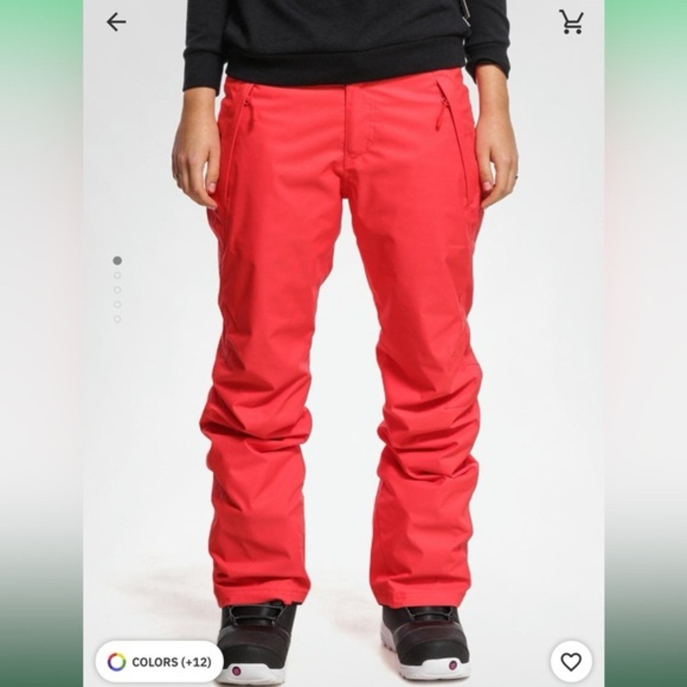 O'Neill Women's Star Pant Snow Ski Pants in Poppy Red